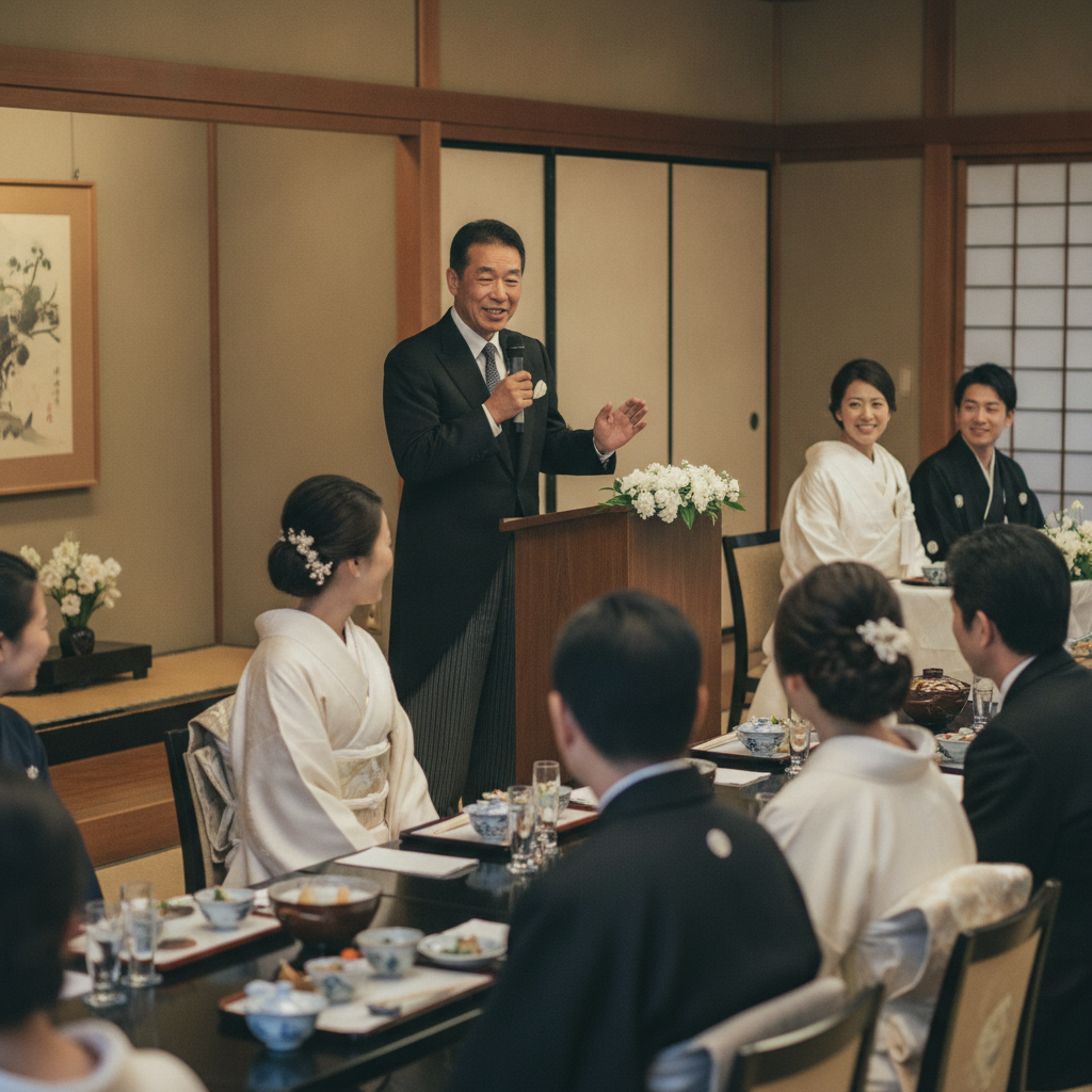 結婚披露宴 スピーチ マナーチ、料亭で輝くプロのマナーと心構え